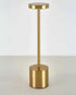 Minimalist gold LumiHikari Scandinavian Lamp with sleek metal body and modern design